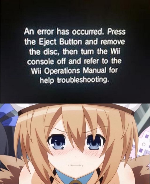 An error has occurred. Press the Eject Button and remove ...