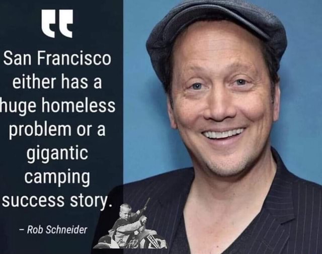 San Francisco either has a huge homeless problem or a gigantic camping