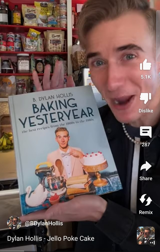 , Hollis Dylan Hollis Jello Poke Cake if 5.1K Dislike Share Remix