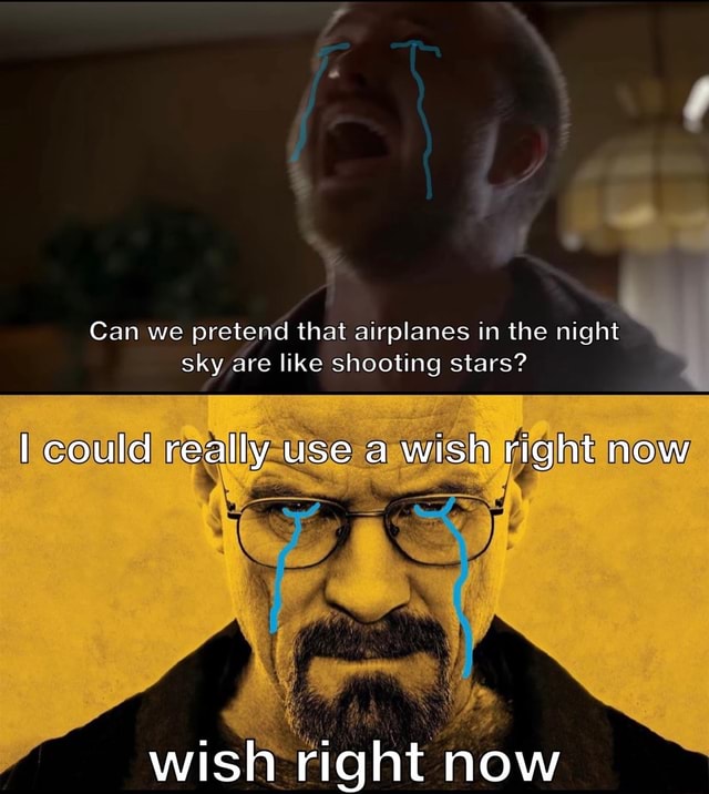 Can we pretend that airplanes in the night sky are like shooting stars