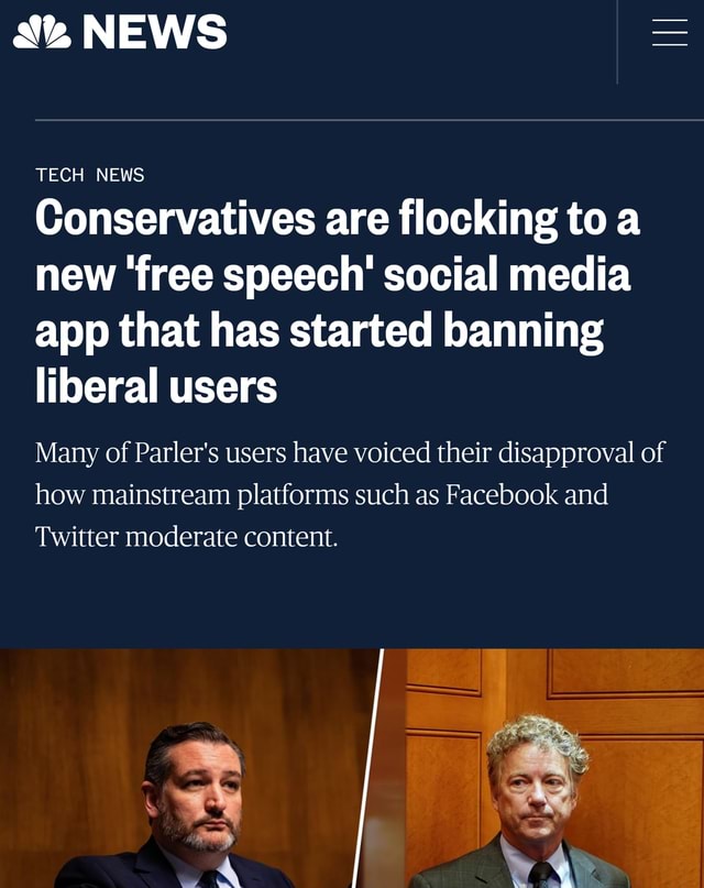 News Tech News Conservatives Are Flocking To A New Free Speech Social Media App That Has 7848