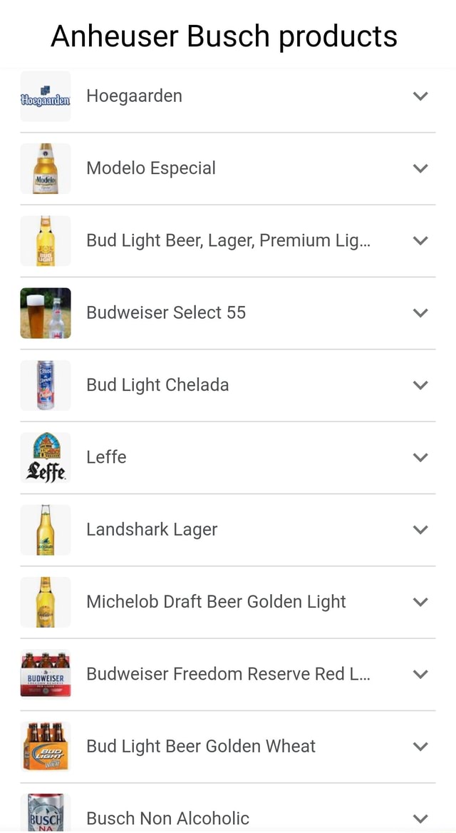 Anheuser Busch products Hoegaarden Modelo Especial Bud Light Beer, Lager, Premium Lig