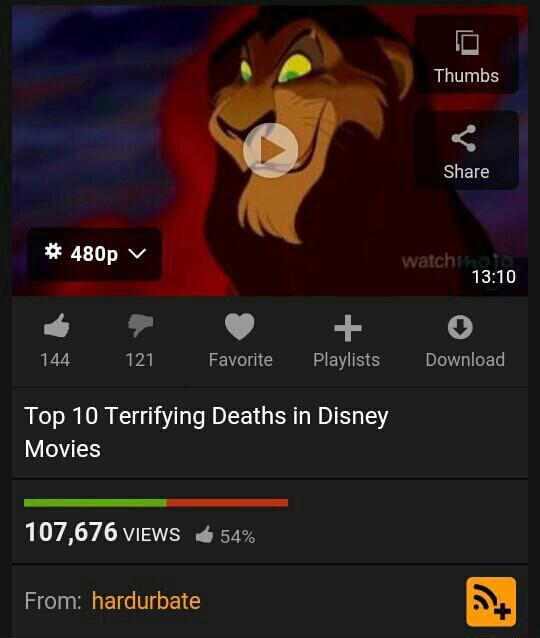 Top 10 Terrifying Deaths in Disney Movies )