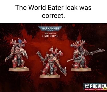 The World Eater leak was correct EIGHTBOUND - iFunny