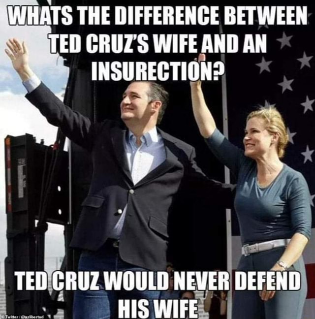 Whats The Difference Between Ted Cruzs Wife And An Insurection Ted