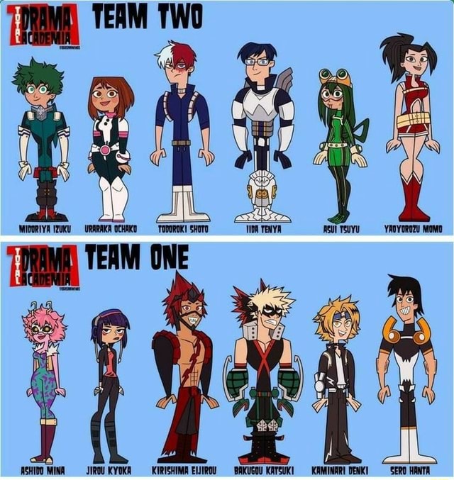 TEAM TWO 'ASHIDO MINA JIROU KYOKA KIRISHIMIA BAKUGOU KATSUKI KAMINAR ...