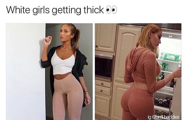 White girl thick