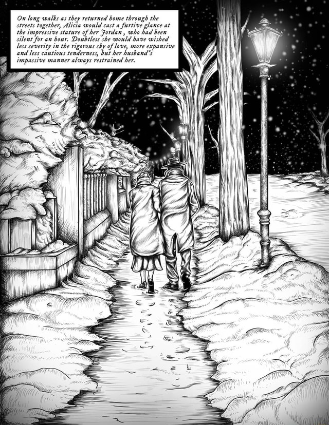 The Feather Pillow full comic On long walks as they returned home through the streets together