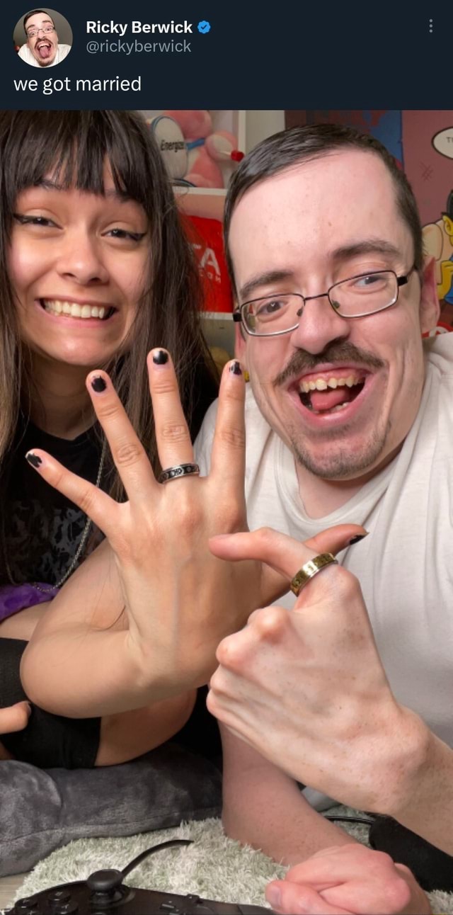 Ricky Berwick @rickyberwick we got married - iFunny