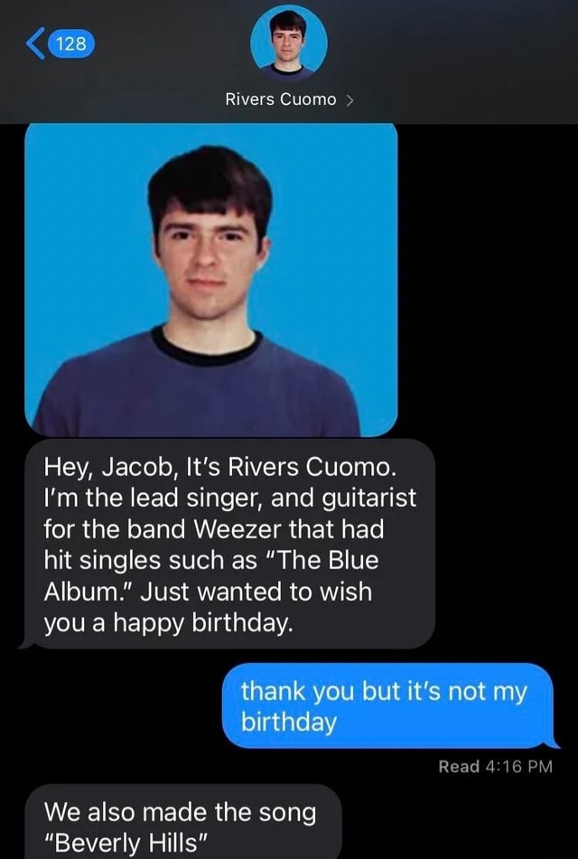 28 Rivers Cuomo 28 Rivers Cuomo