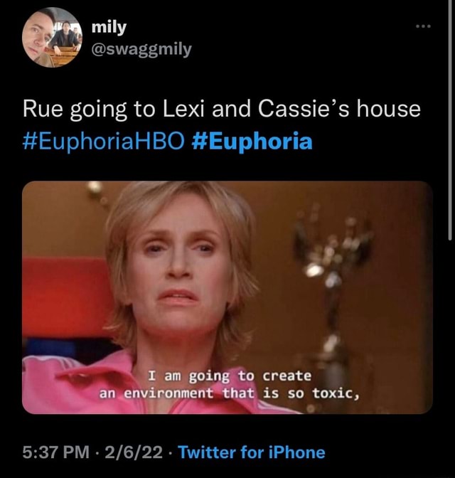 Rue going to Lexi and Cassie's house EuphoriaHBO Euphoria I am going