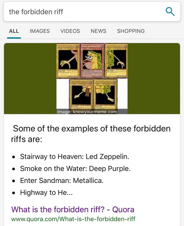 ALL IMAGES VIDEOS NEWS SHOPPING Some of the examples of these forbidden