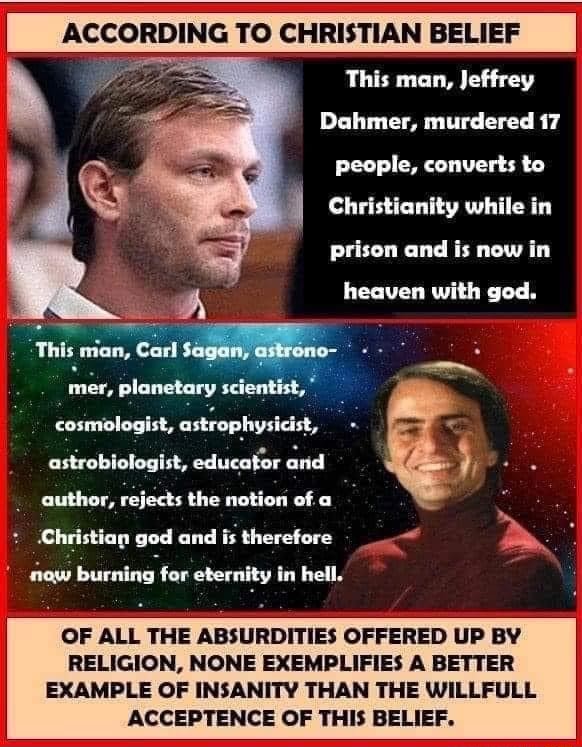 ACCORDING TO CHRISTIAN BELIEF This man, Jeffrey Dahmer, murdered 17 ...