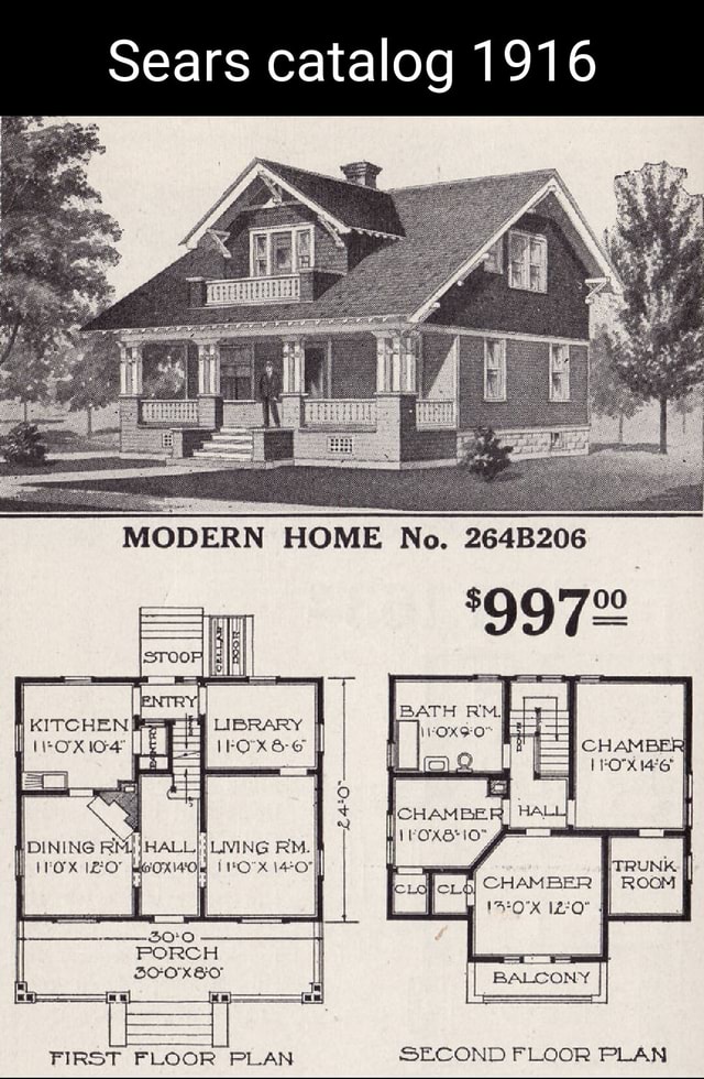 1916 Sears catalog home. They shipped the entire house to you by