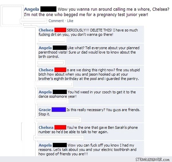 Angela Eb Wow You Wanna Run Around Calling Me A Whore Chelsea Im Not The One Who Begged Me For A Pregnancy Test Junior Year Comment Like Chelsea Mn Seriously Delete This Angela Eb Wow You Wanna Run Around Calling Me A Whore Chelsea Im Not The One Who Begged Me For A Pregnancy Test Junior Year Comment Like Chelsea Mn Seriously Delete This