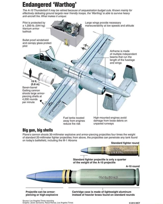 Endangered 'Warthog' The A-10 Thunderbolt Il may be retired because of