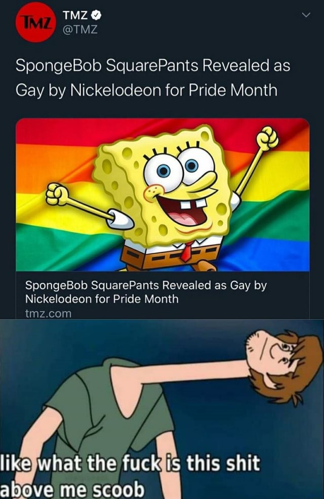 Spongebob Squarepants Revealed As Gay By Nickelodeon For Pride Month Spongebob Squarepants 1518