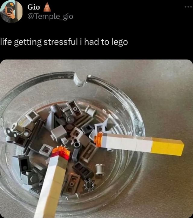 Gio @temple Gio Life Getting Stressful I Had To Lego Ps, - Ifunny