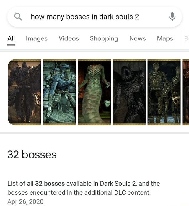 dark souls bosses list
