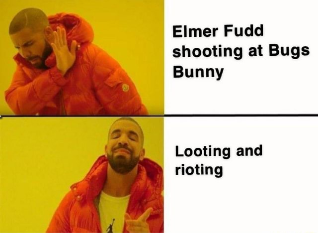 picture of elmer fudd shooting bugs bunny