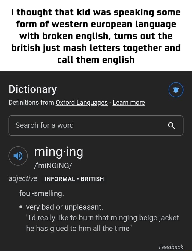 I thought that kid was speaking some form of western european language