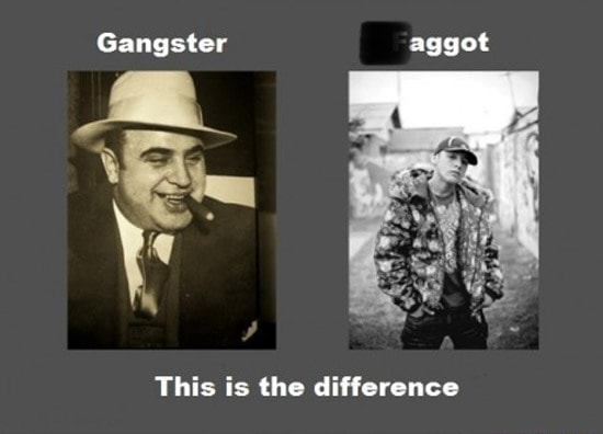 Gangster This is the difference - iFunny