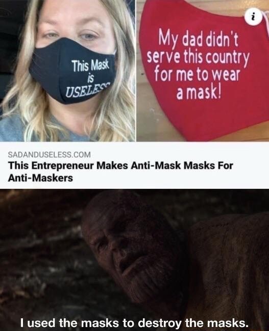 Serve this country MANE This Entrepreneur Makes Anti  Mask 
