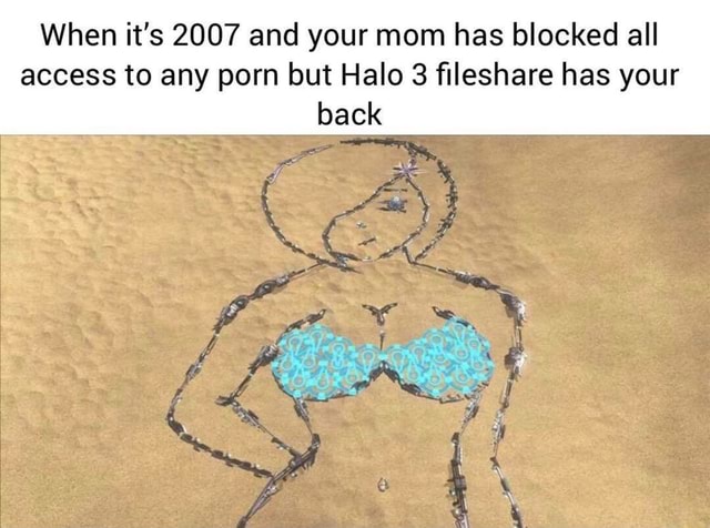 Halo 3 Porn - When it's 2007 and your mom has blocked all access to any porn but Halo 3  ï¬leshare has your back - iFunny :)