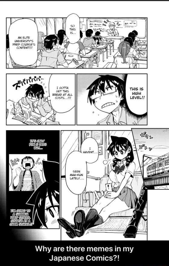 Why are there memes in my Japanese Comics?! Why are there memes in my