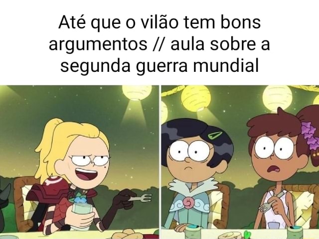 Até que o vilão tem bons argumentos aula sobre a segunda guerra mundial -  iFunny Brazil