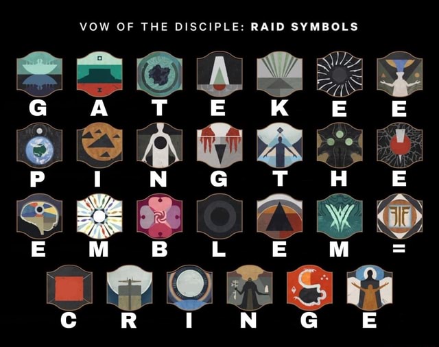 VOW OF THE DISCIPLE RAID SYMBOLS WW IFunny   4937e06db5c835f530fe23b83c5e032c4e54b6388716fcdb6464866bce49540c 1 