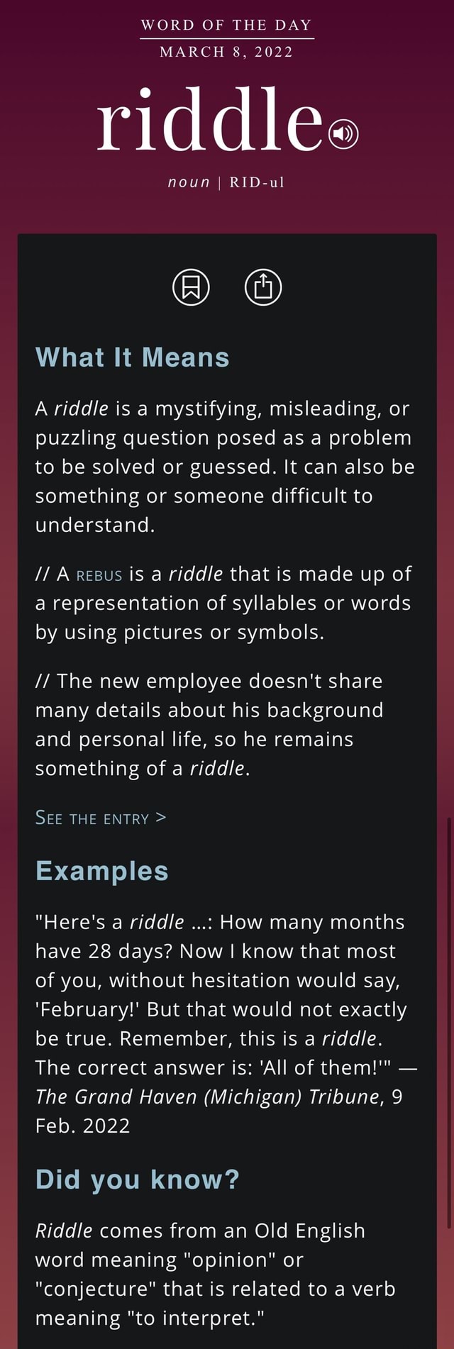 word-of-the-day-march-8-2022-riddle-noun-i-kid-what-it-means-a-riddle