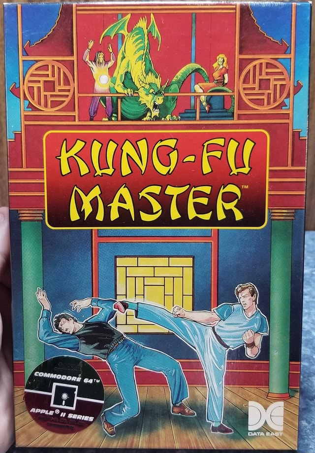 Jeu Kung Fu Master Sur Commodore 64 - Édition Boîte, Très Bon état
