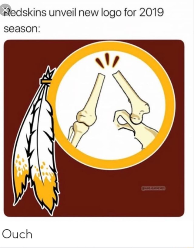 Redskins unveil new logo for 2019 season: - iFunny