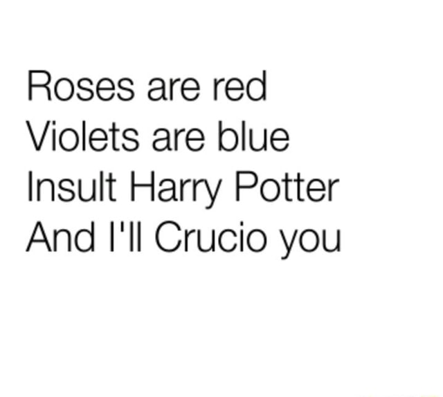 Jokes roses blue are violets insulting are red