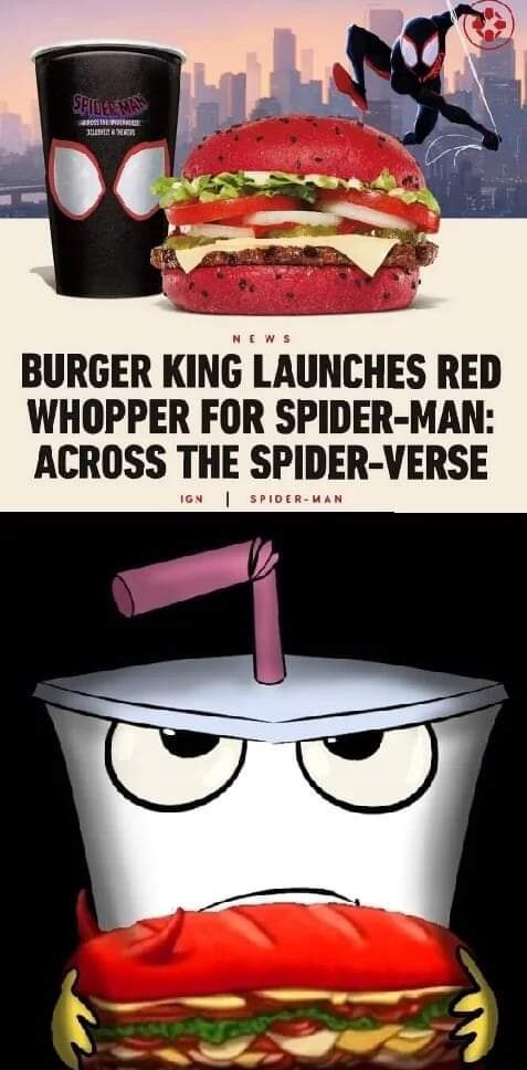 Burger King Launches Red Whopper For Spider Man Across The Spider