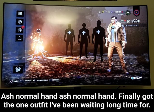 Ash normal hand ash normal hand. Finally got the one outﬁt I've been ...