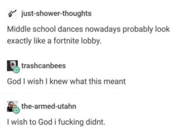 Middle School Dances Fortnite Lobby Middle School Dances Nowadays Probably Look Exactly Like A Fortnite Lobby