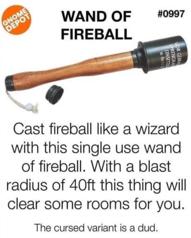 WAND OF 0997 FIREBALL Cast Fireball Like A Wizard With This Single Use   4b9cf5a76b8bd47ac0e4ae92107107f643d03aed042db30dcd7db3b1289e14c2 1 