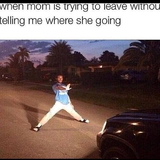 Hmm.mom Sounds Sus.. - En Mom Is Trying To Leave Witho Telling Me 