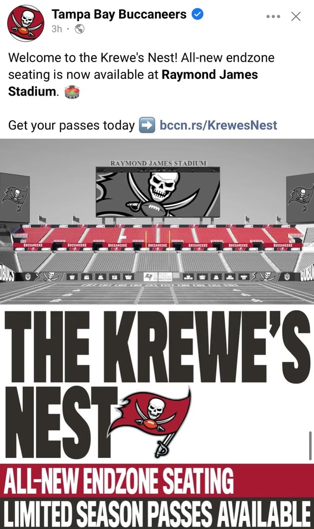 Krewe's Nest End Zone Seating, Fifth Third Bank Gate Fast Lane and