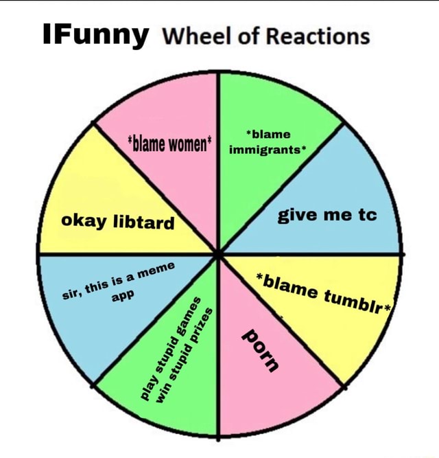 LFunny Wheel of Reactions - iFunny Brazil