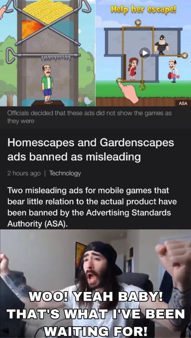 gardenscapes misleading ads