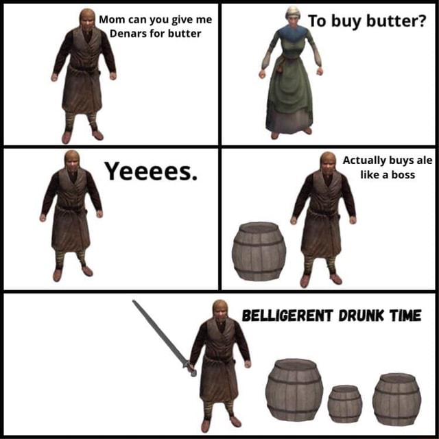 mount and blade butter meme