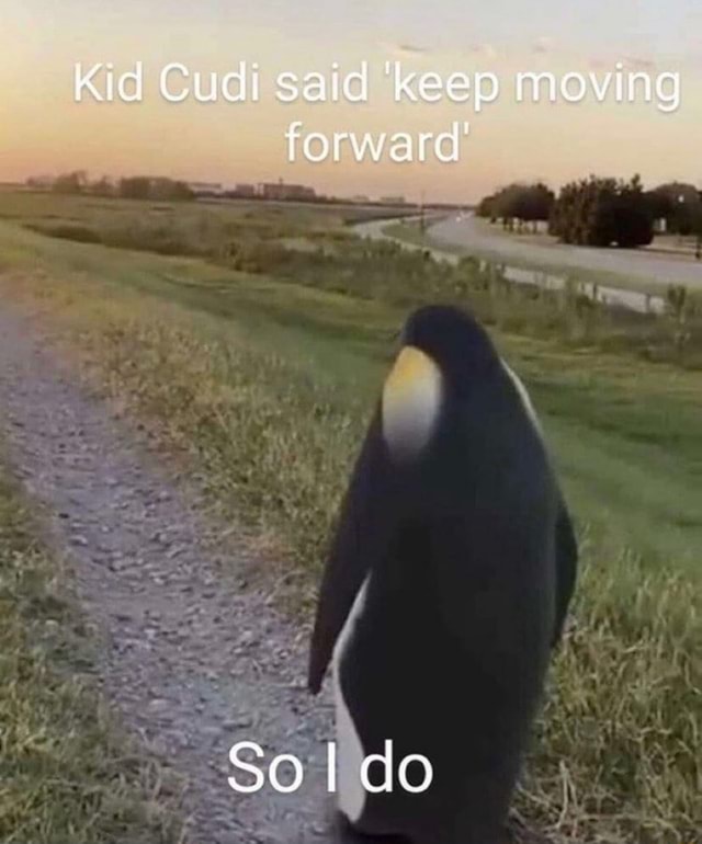 kid cudi said keep moving forward so i do