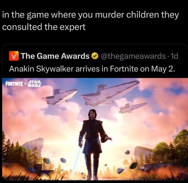 In the game where you murder children they consulted the expert The ...