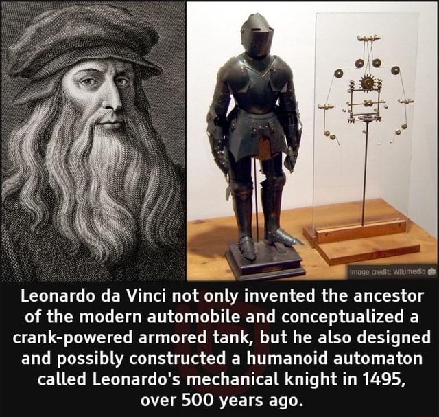 Leonardo da Vinci not only invented the ancestor of the modern ...