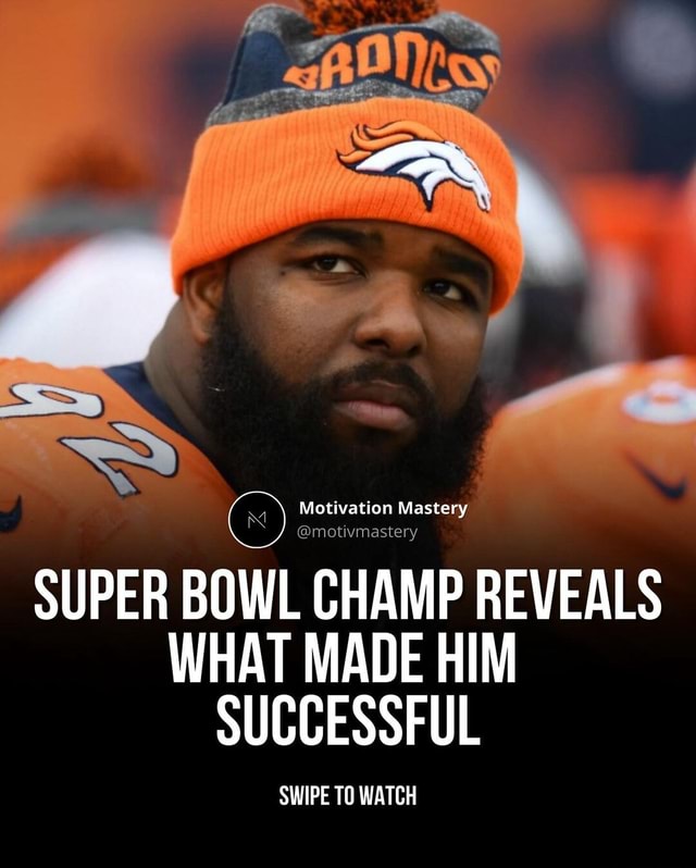 🏈 NFL veteran and Super Bowl winner, Sylvester Williams, slywilliamsmotivation, embodies