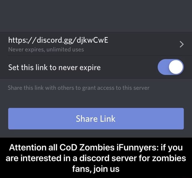 call of duty zombies discord