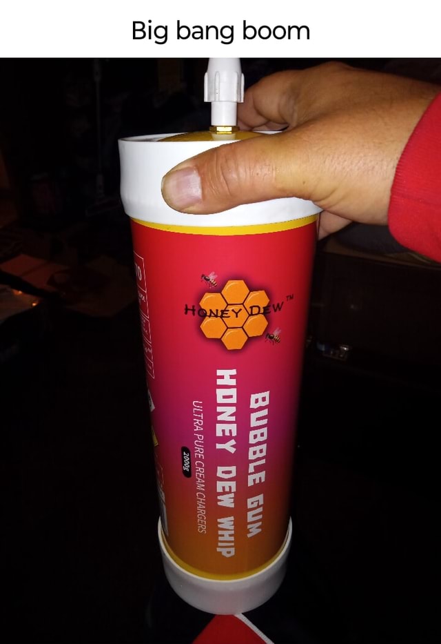 Big bang boom BUBBLE HONEY DEW WHIp WHIp ULTRA PURE CREAM CHARGERS